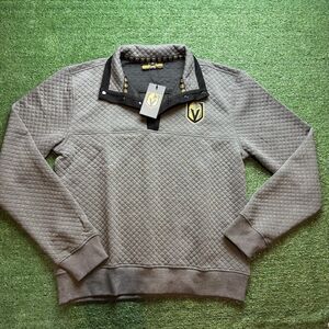 NEW VGK Vegas Golden Knights 1/4 SNAP Pullover Sweatshirt Size Womens M NHL